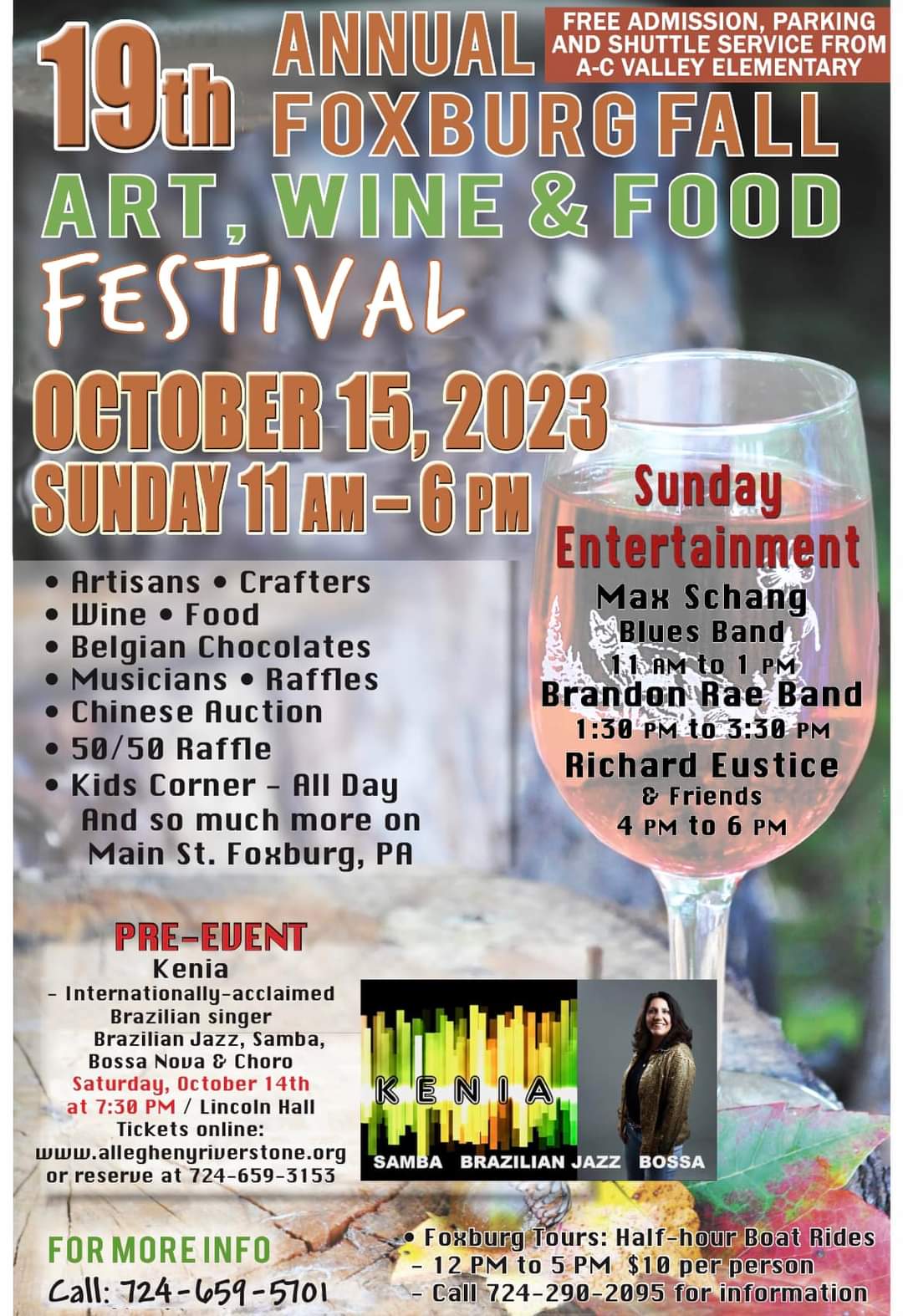 Foxburg Fall Food, Art, and Wine Festival Visit PA Great Outdoors